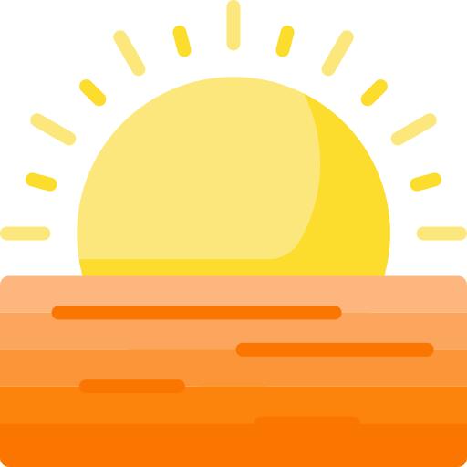 海滩日落