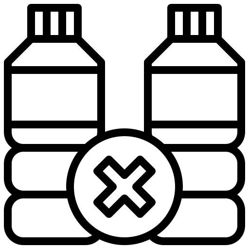 No plastic bottles