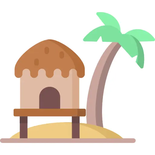 Beach hut