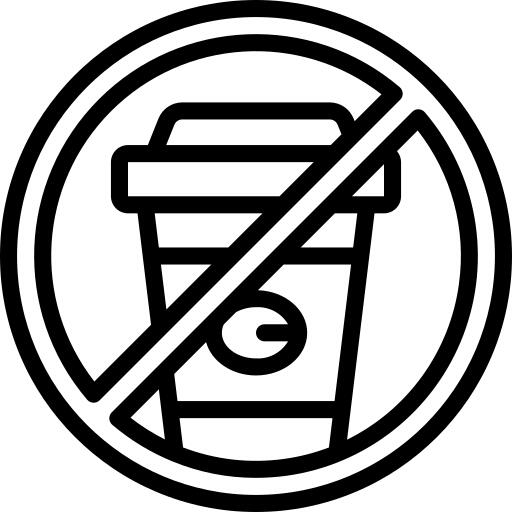 No coffee cups