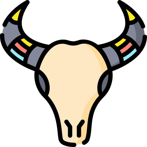 Bull skull