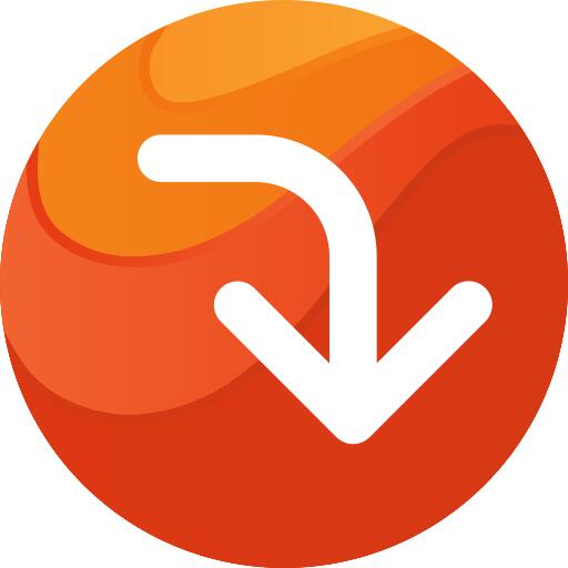 Down right arrow