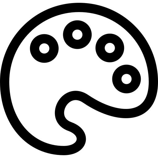 油漆调色板