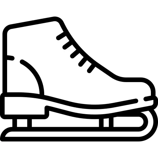 Ice skating shoes