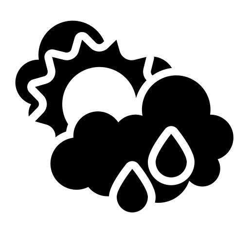 多雨的