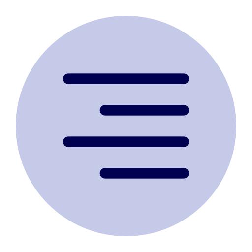右对齐