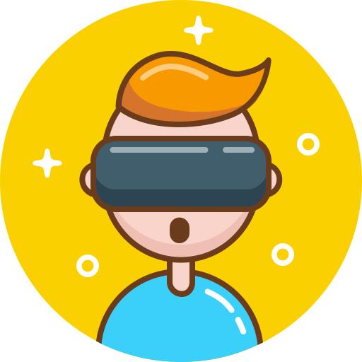 Virtual reality glasses