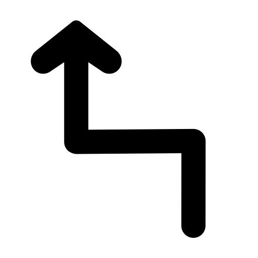 上升箭头