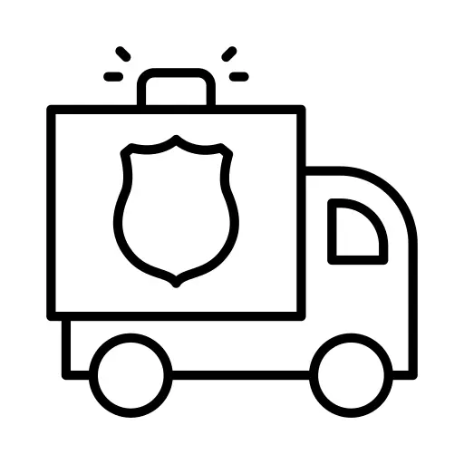 Police van