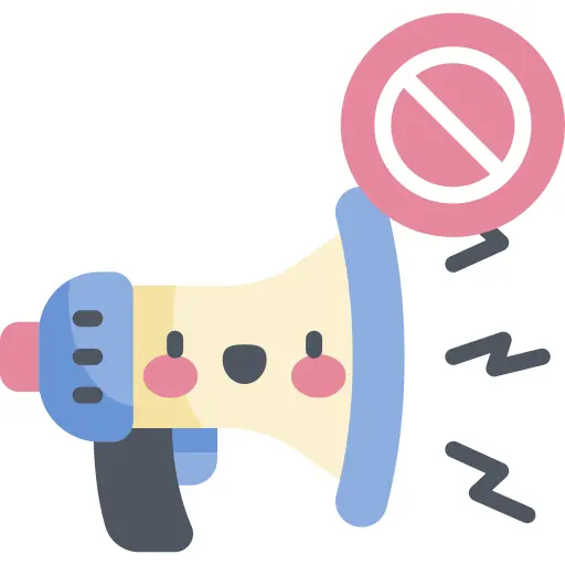No yelling