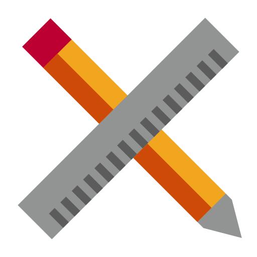 Ruler and pencil