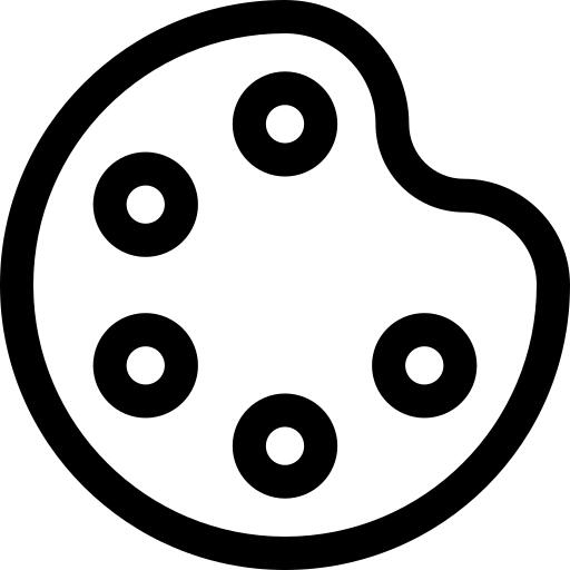 油漆调色板