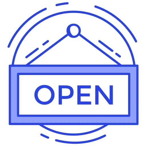 Open sign