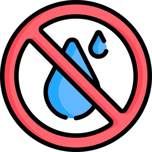 No water