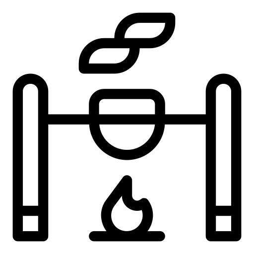 Pot on fire