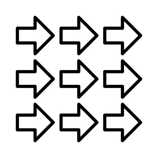 Right arrows