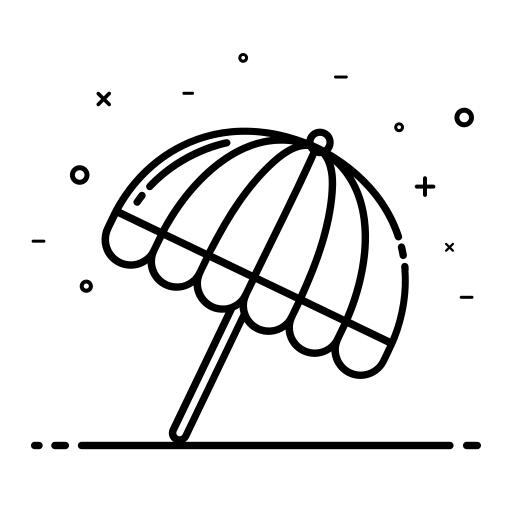 Beach umbrella