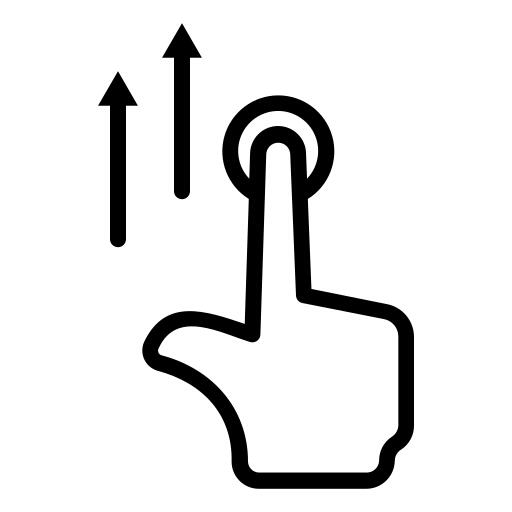 Swipe up