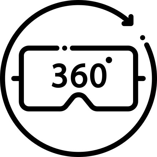 Virtual reality glasses