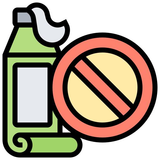 No plastic