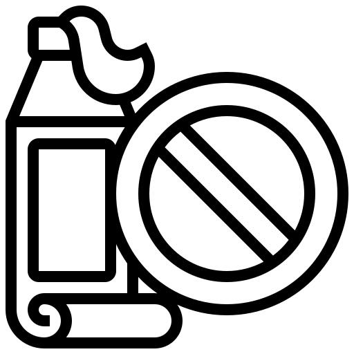 No plastic