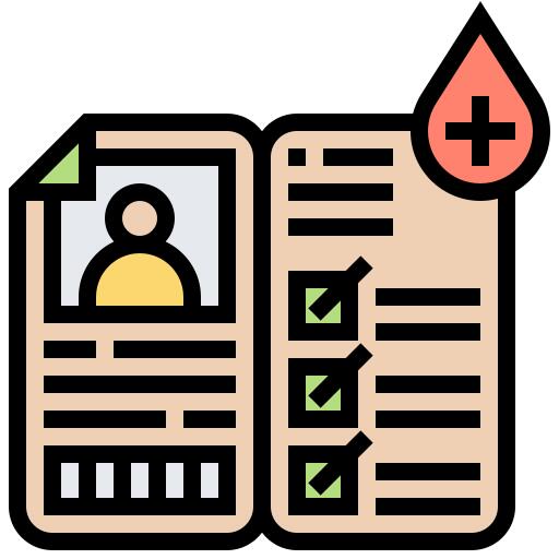 Blood donor card