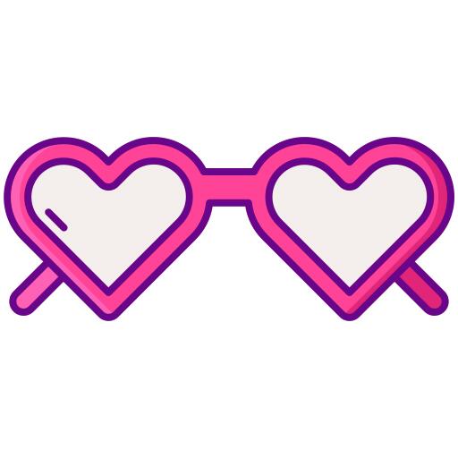 Heart glasses