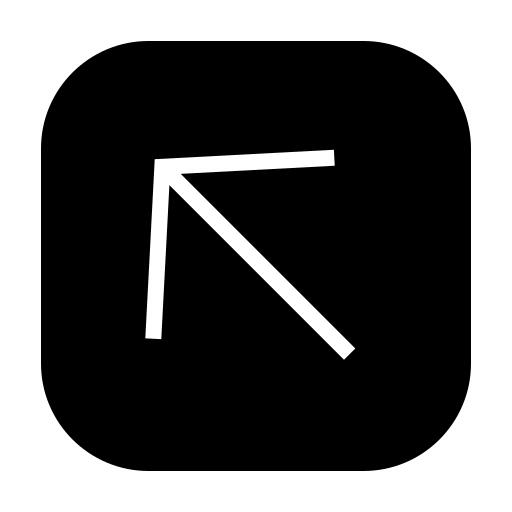 Diagonal arrow