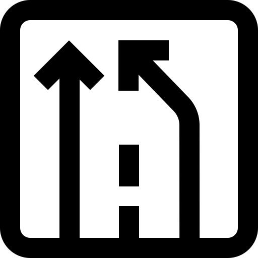 附加车道的尽头