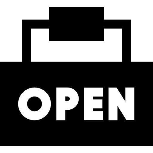 Open sign
