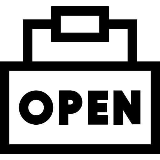 Open sign