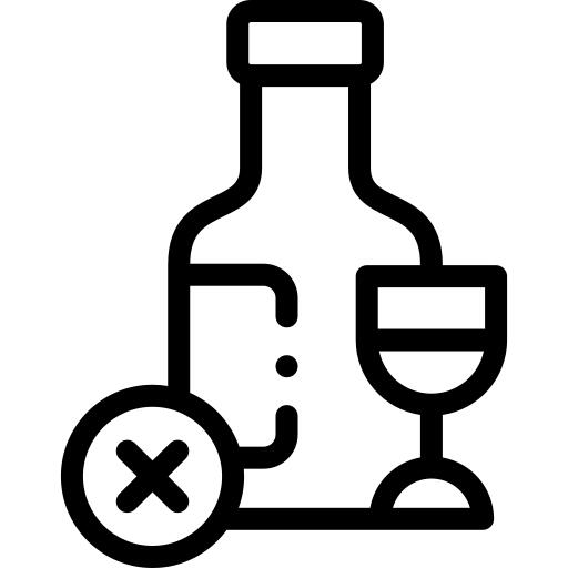 No alcohol