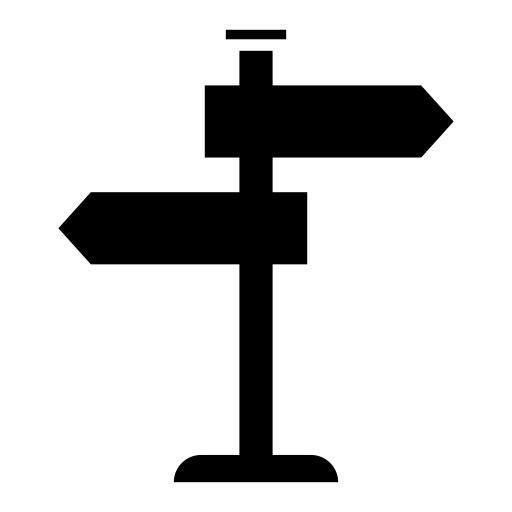 街道路标