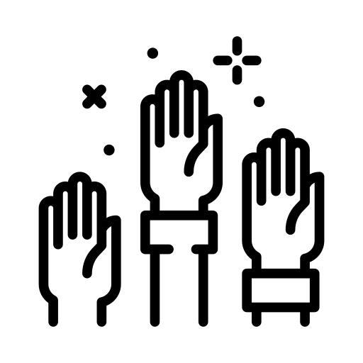 手