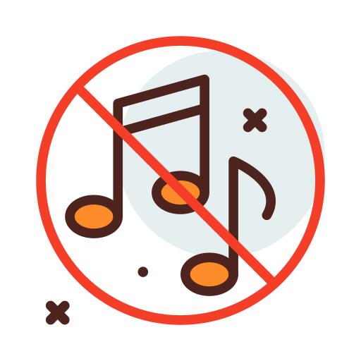 No music
