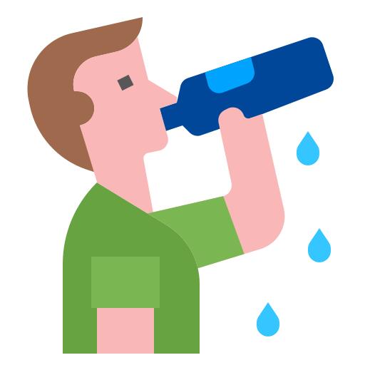 喝水