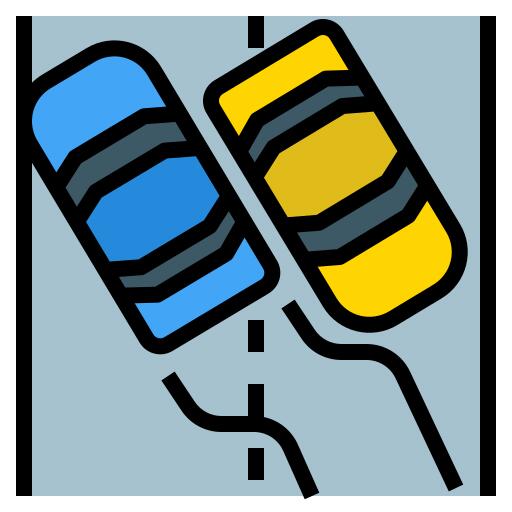 Slippery road