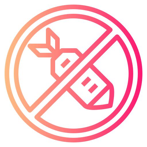 No weapons