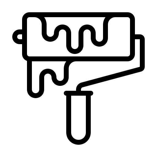 Roll paint brush
