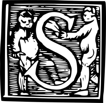 Creepy letter S