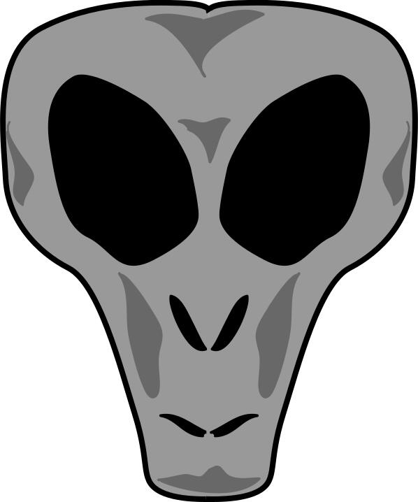 Alien's head vector image