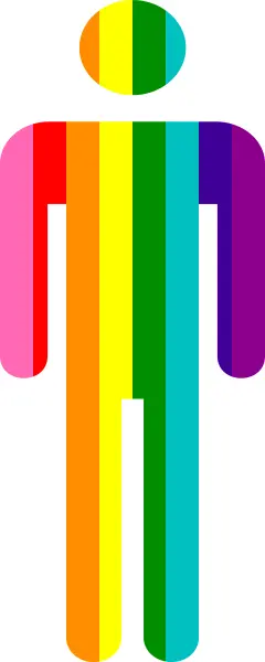 LGTB stick person
