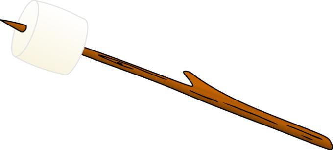 Marshmallow on stick