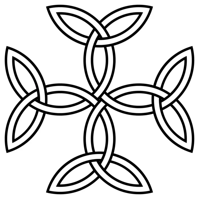 Triquetra cross