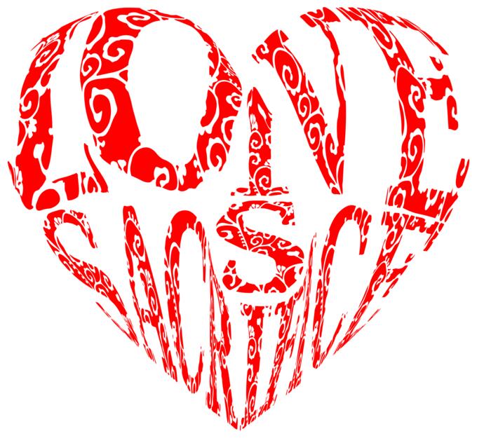 Sacrifice red heart