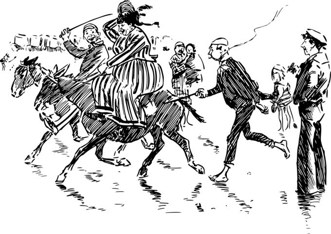 Donkey race