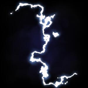Animated thunder bolt