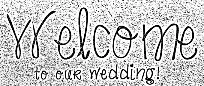 American wedding welcome