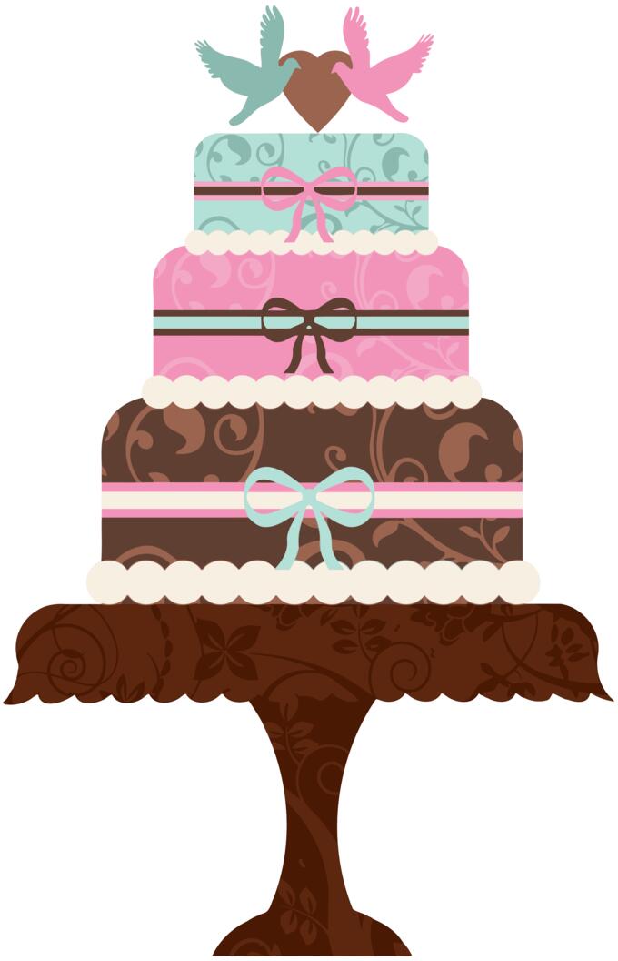 Wedding cake illustration