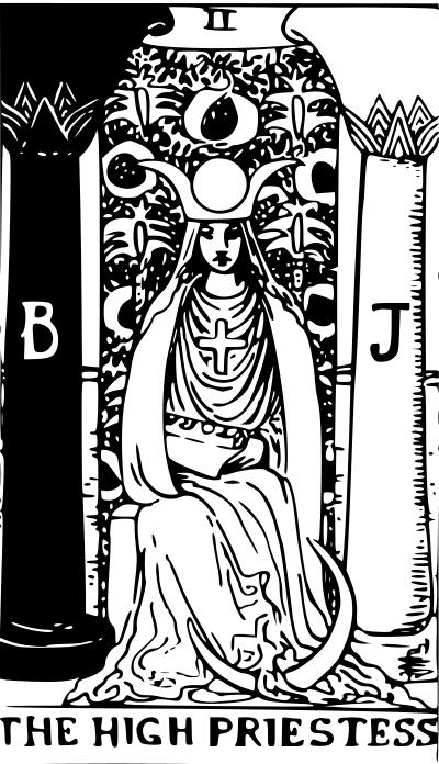 Priestess magical card
